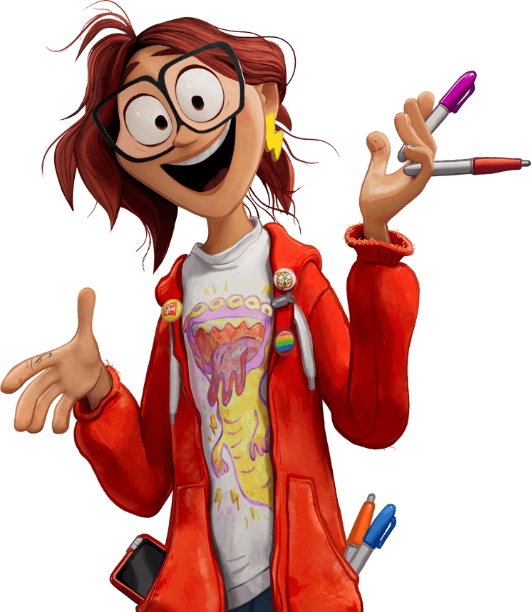 Animated character